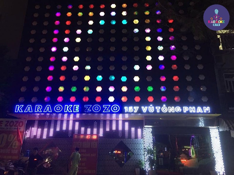 Không gian phòng hát tại Karaoke ZOZO 157 Vũ Tông Phan