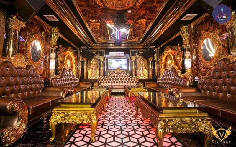Không gian Victory Lounge Restaurant & Karaoke phong cách hoàng gia