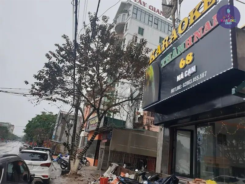 Phòng hát ấm cúng tại Karaoke Thành Nam 68 Nà Cạn