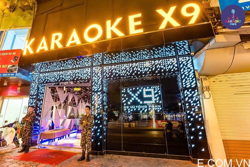 Phòng hát hiện đại tại Karaoke X9 59 Vũ Tông Phan