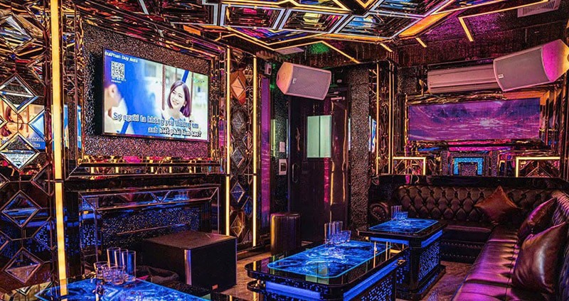 Phòng hát sang trọng tại Karaoke Vũ Hải 143 Quan Hoa, Cầu Giấy..