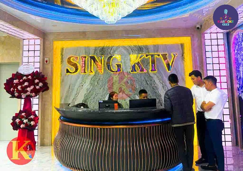 Phòng hát Sing KTV với trần LED sao trời ấn tượng